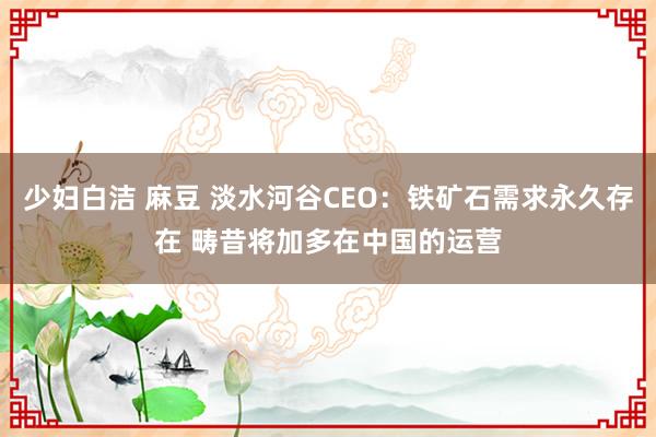 少妇白洁 麻豆 淡水河谷CEO：铁矿石需求永久存在 畴昔将加多在中国的运营