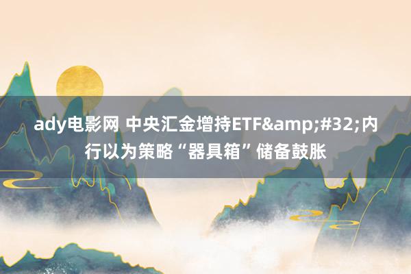 ady电影网 中央汇金增持ETF&#32;内行以为策略“器具箱”储备鼓胀