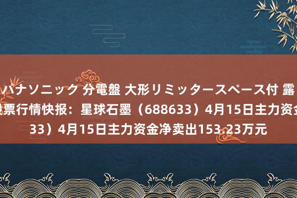 パナソニック 分電盤 大形リミッタースペース付 露出・半埋込両用形 股票行情快报：星球石墨（688633）4月15日主力资金净卖出153.23万元